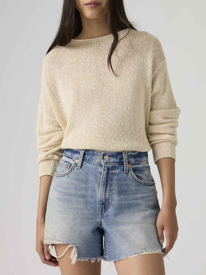 Levi's Ribcage Short, bermuda denim da donna