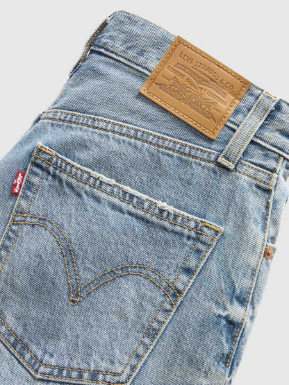 Levi's Ribcage Short, bermuda denim da donna