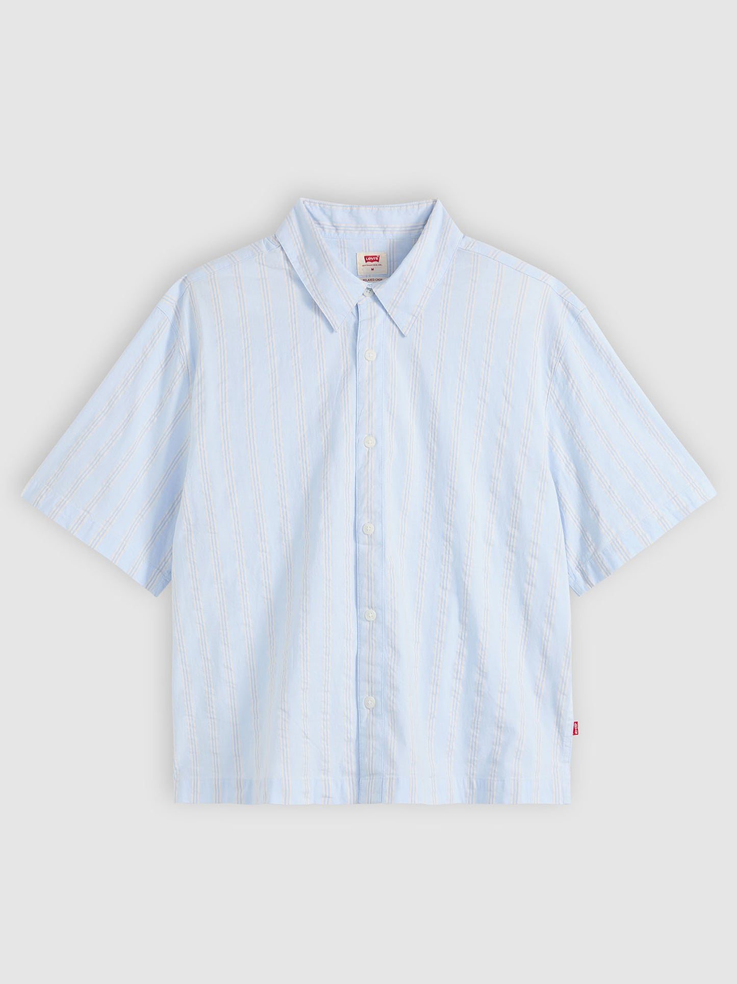Levi's Camicia Lama Boxy a maniche corte uomo azzurra