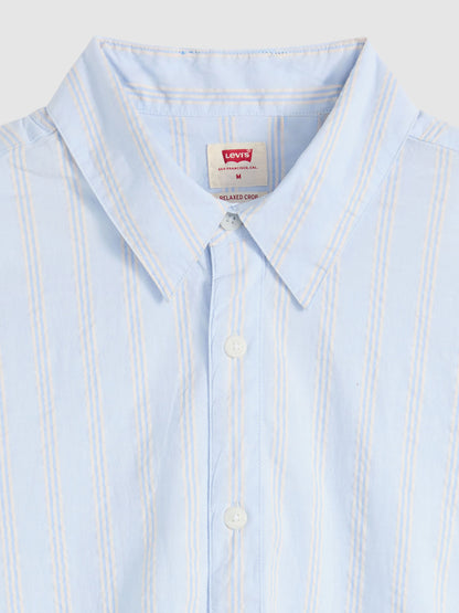 Levi's Camicia Lama Boxy a maniche corte uomo azzurra