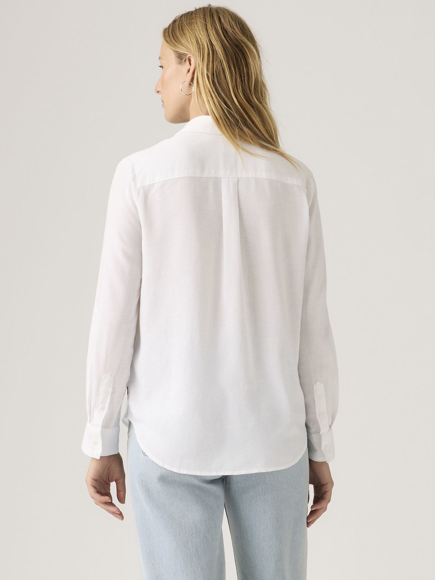 Camicia Elaine Utility bianca da donna Levi's in lino e cotone