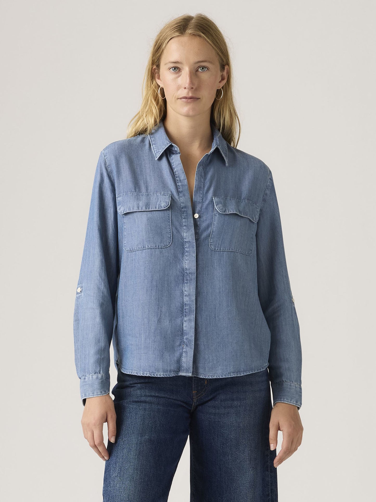 Levi's Elaine, camicia utility in denim da donna
