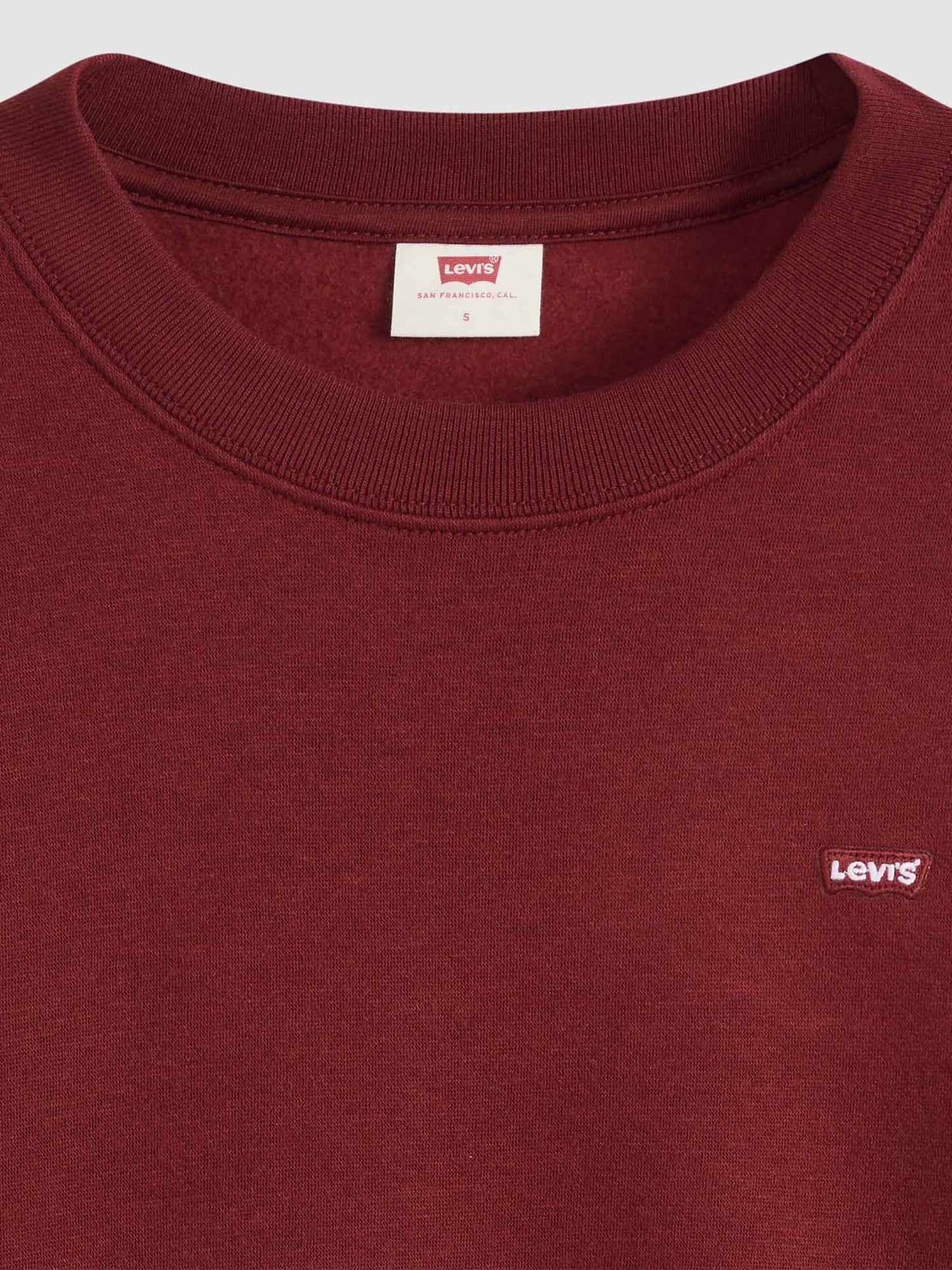 Levi's Everyday Crew, felpa da donna bordeaux