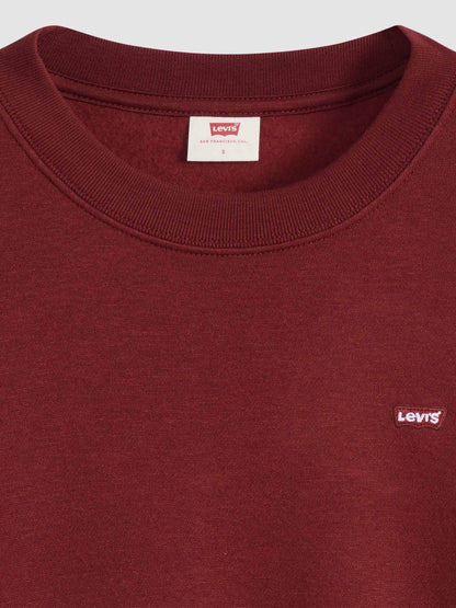 Levi's Everyday Crew, felpa da donna bordeaux