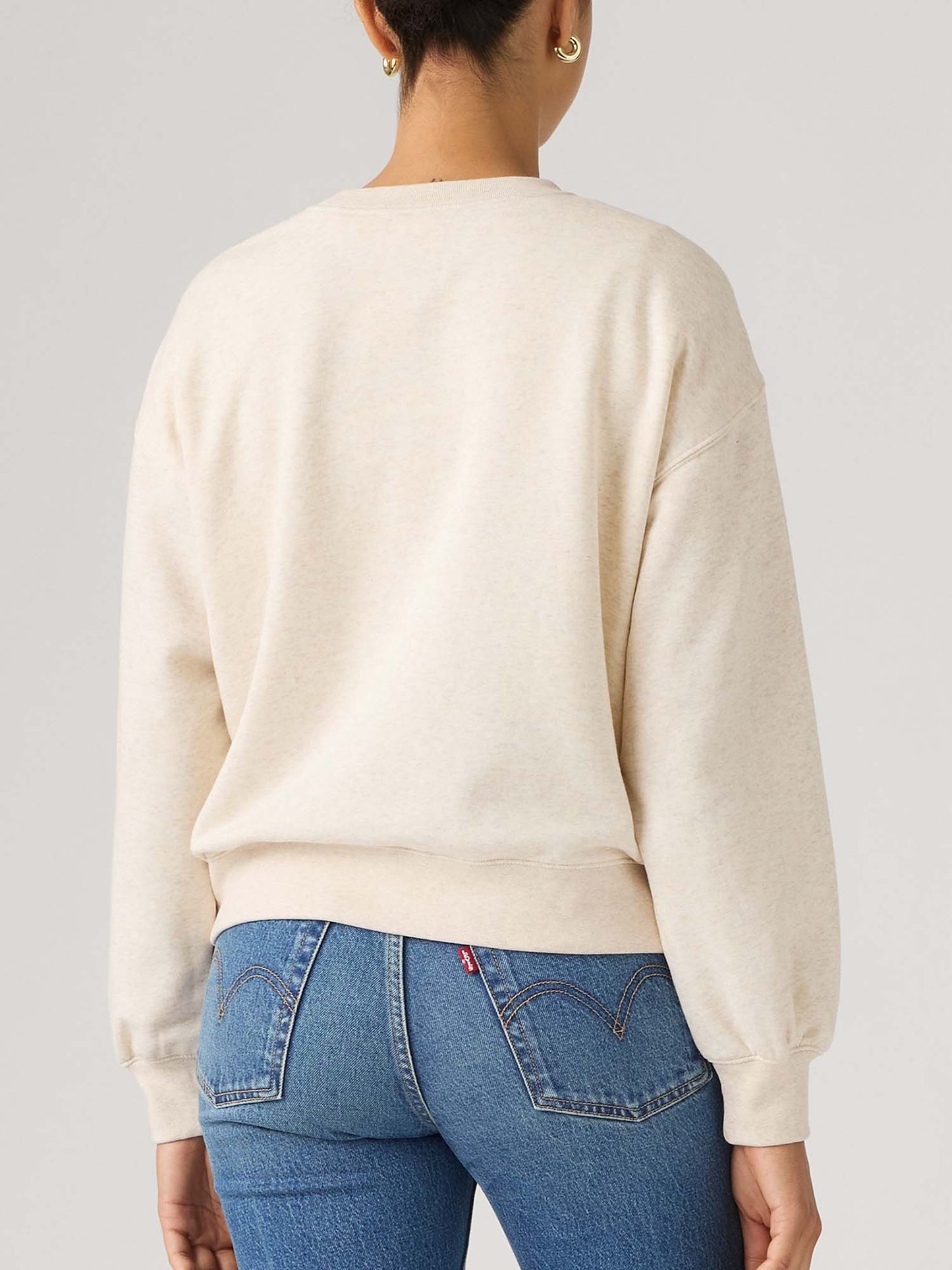Levi's Everyday Crew, felpa da donna panna