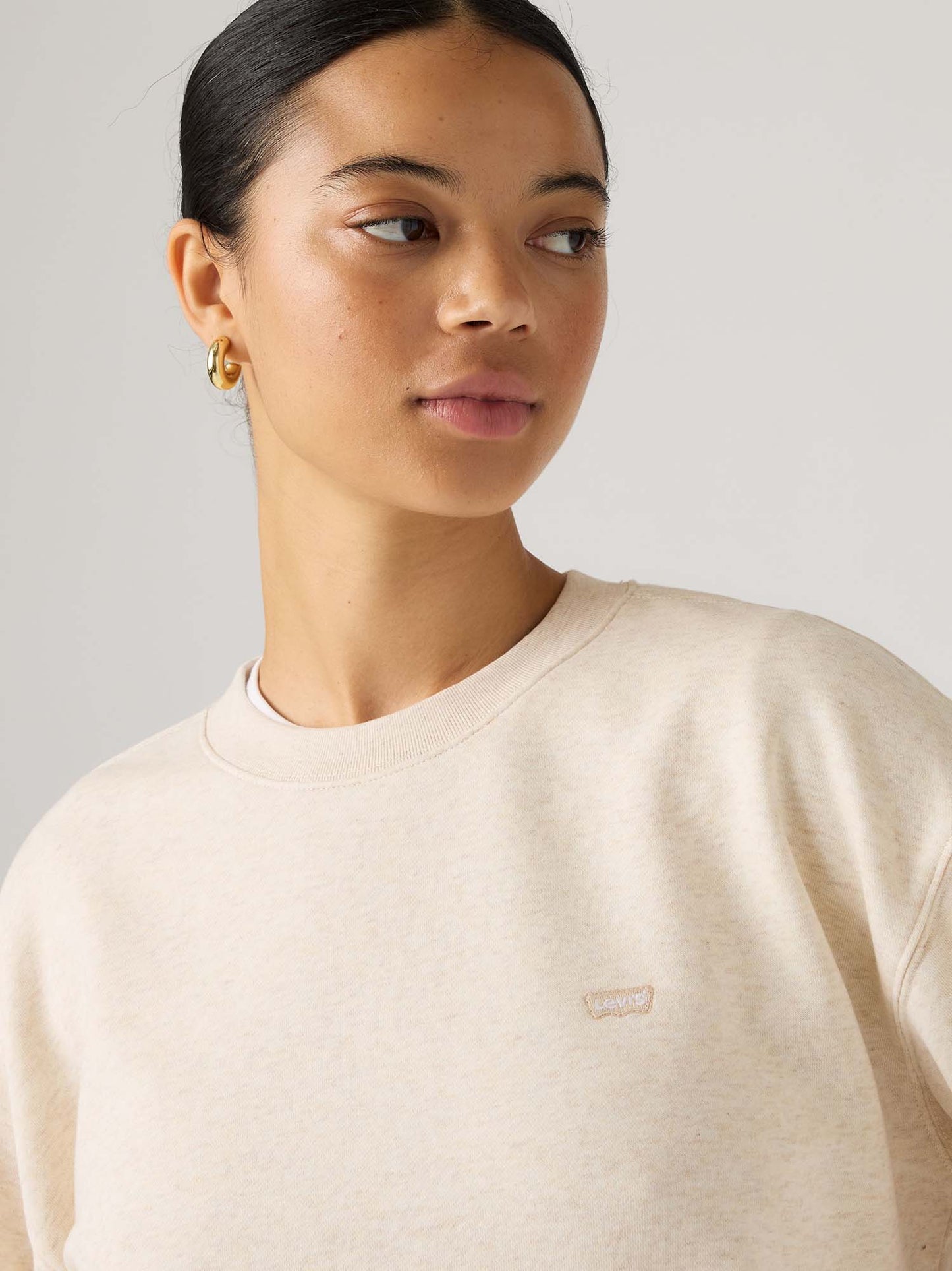 Levi's Everyday Crew, felpa da donna panna