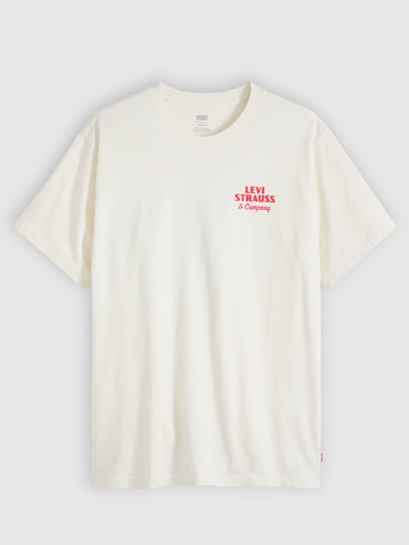Levi's Relaxed Fit, t-shirt maniche corte uomo panna