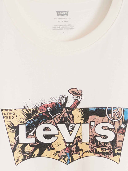 Levi's t-shirt maniche corte da uomo color crema