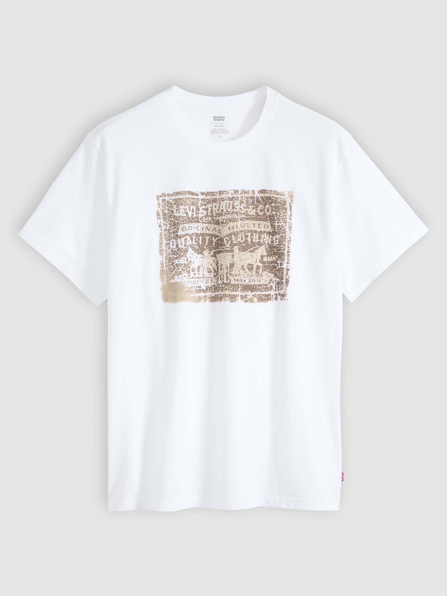 Levi's Relaxed Tee, t-shirt maniche corte da uomo bianca