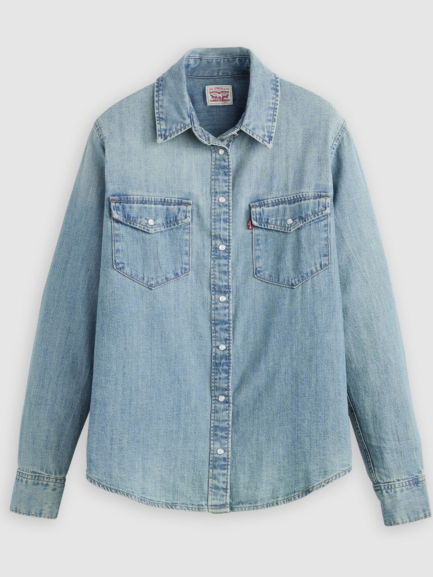 Levi's Iconic Western camicia denim da donna a maniche lunghe