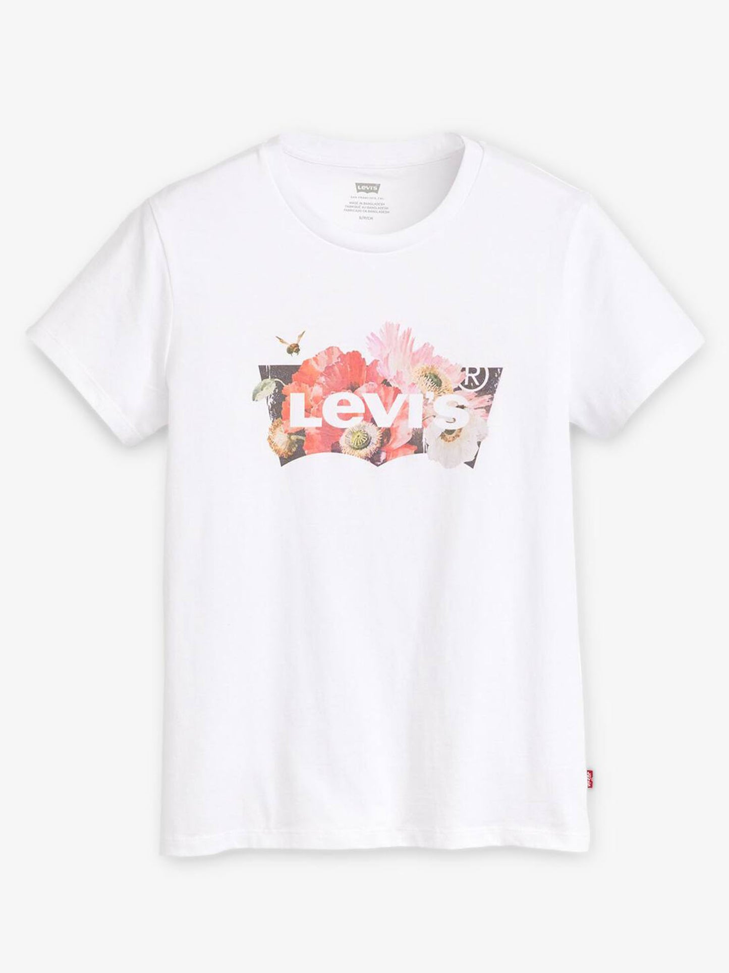 T-SHIRT LEVI'S DA RAGAZZA BIANCO