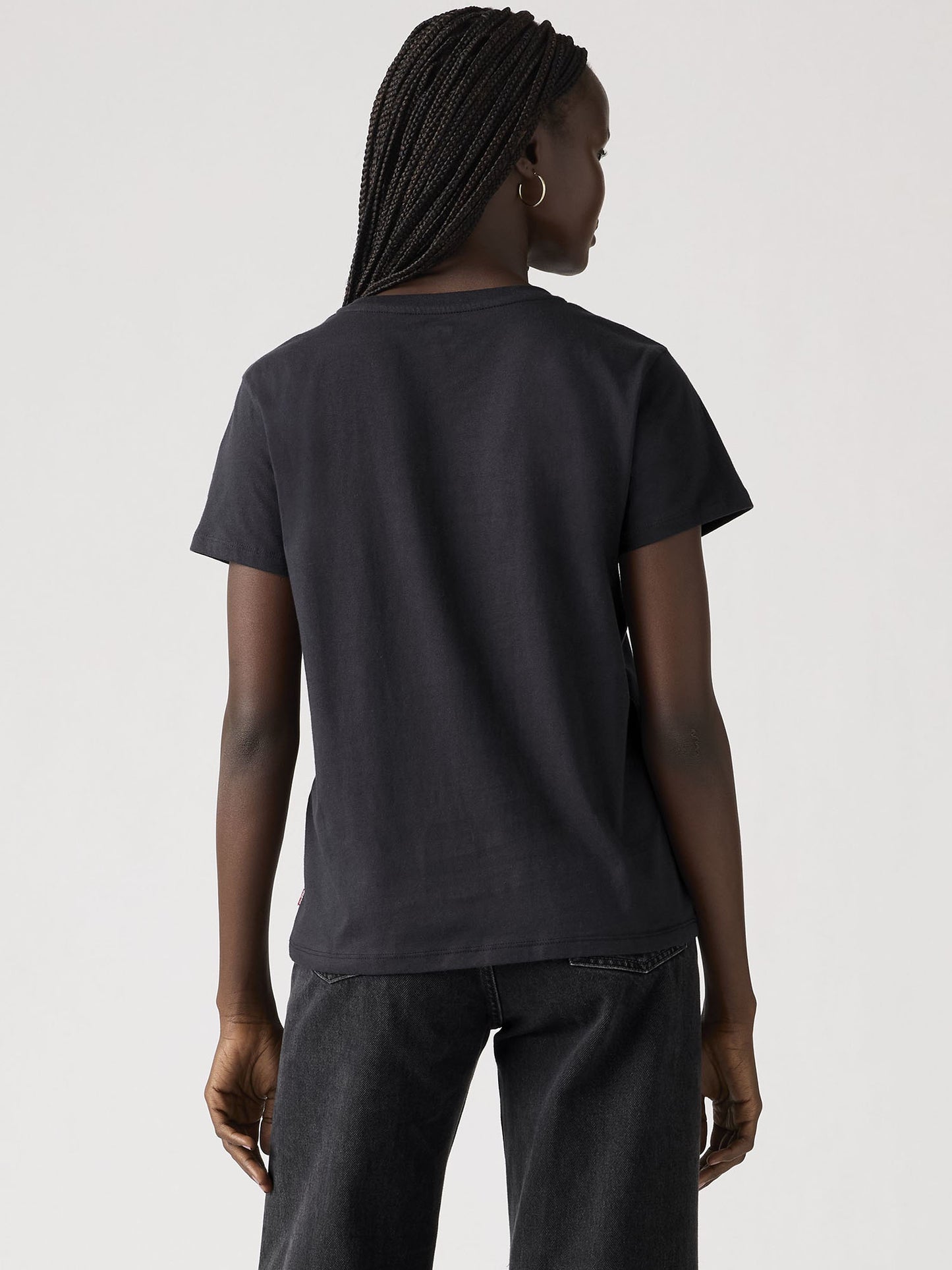 T-SHIRT CON STAMPA STRASS LEVI'S DONNA NERO