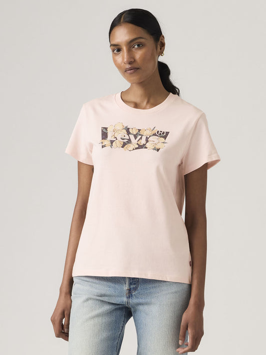 Levi's The Perfect, t-shirt maniche corte da Donna rosa