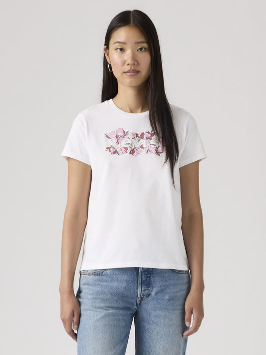 Levi's The Perfect Tee, t-shirt maniche corte donna bianca