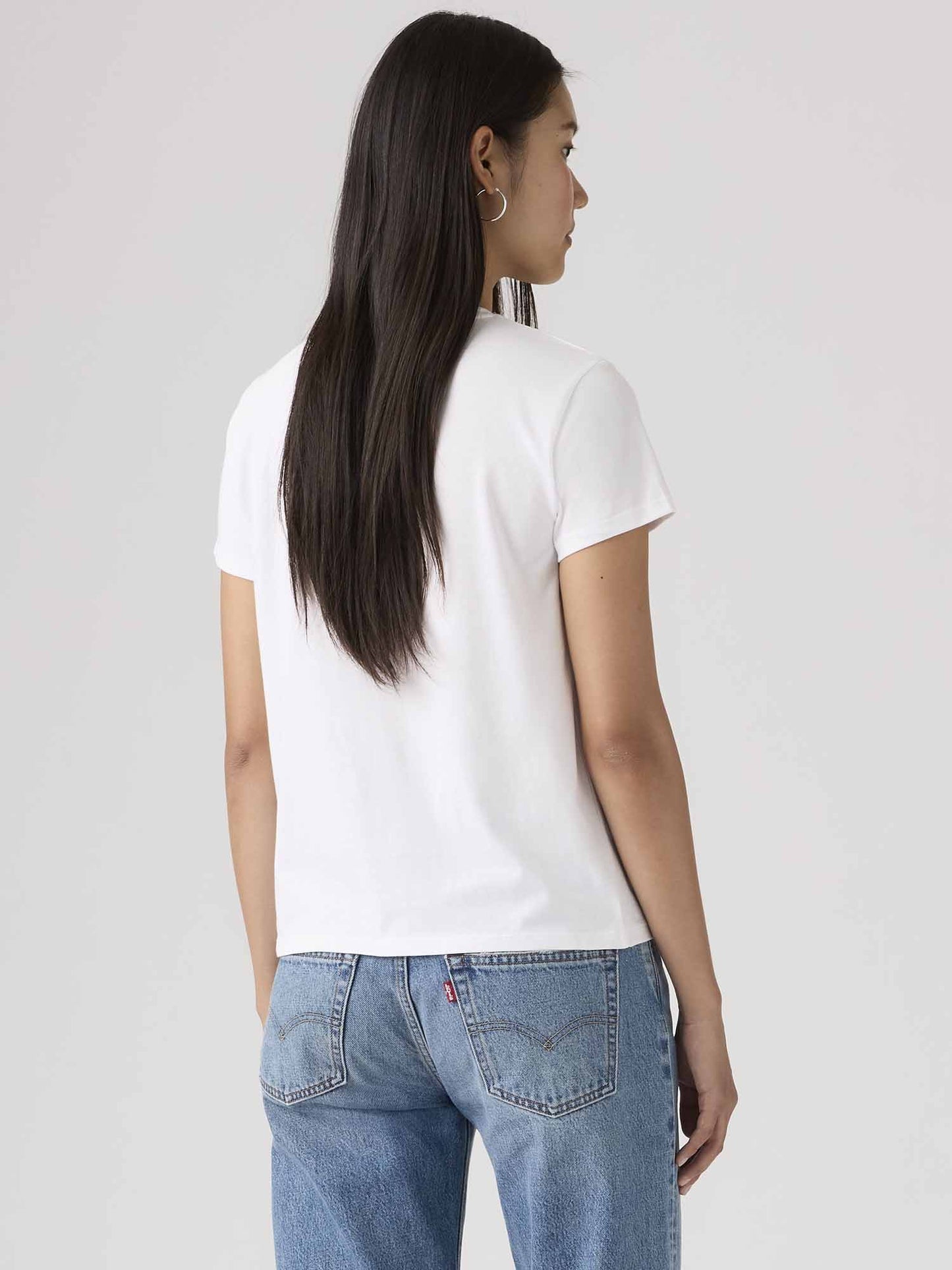 Levi's The Perfect Tee, t-shirt maniche corte donna bianca