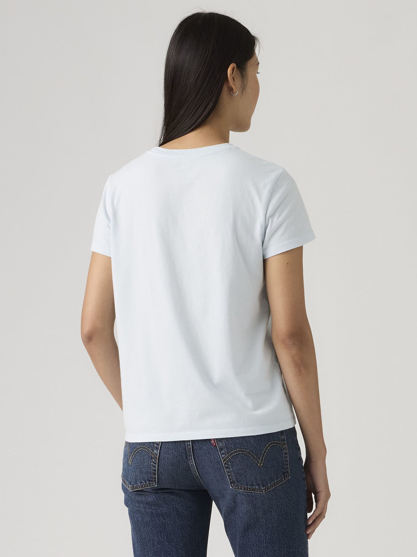 Levi's The Perfect T-shirt da donna azzurra con stampa floreale