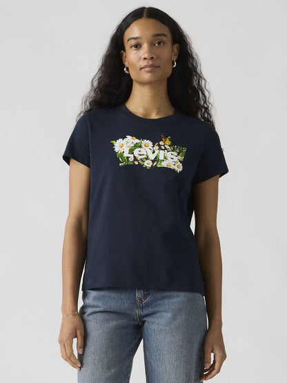 Levi's The Perfect, t-shirt maniche corte donna blu
