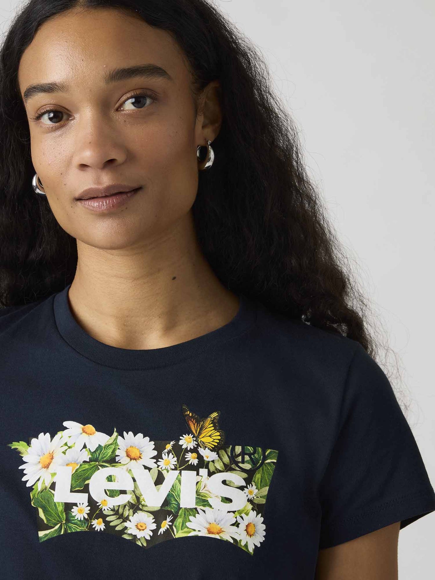 Levi's The Perfect, t-shirt maniche corte donna blu