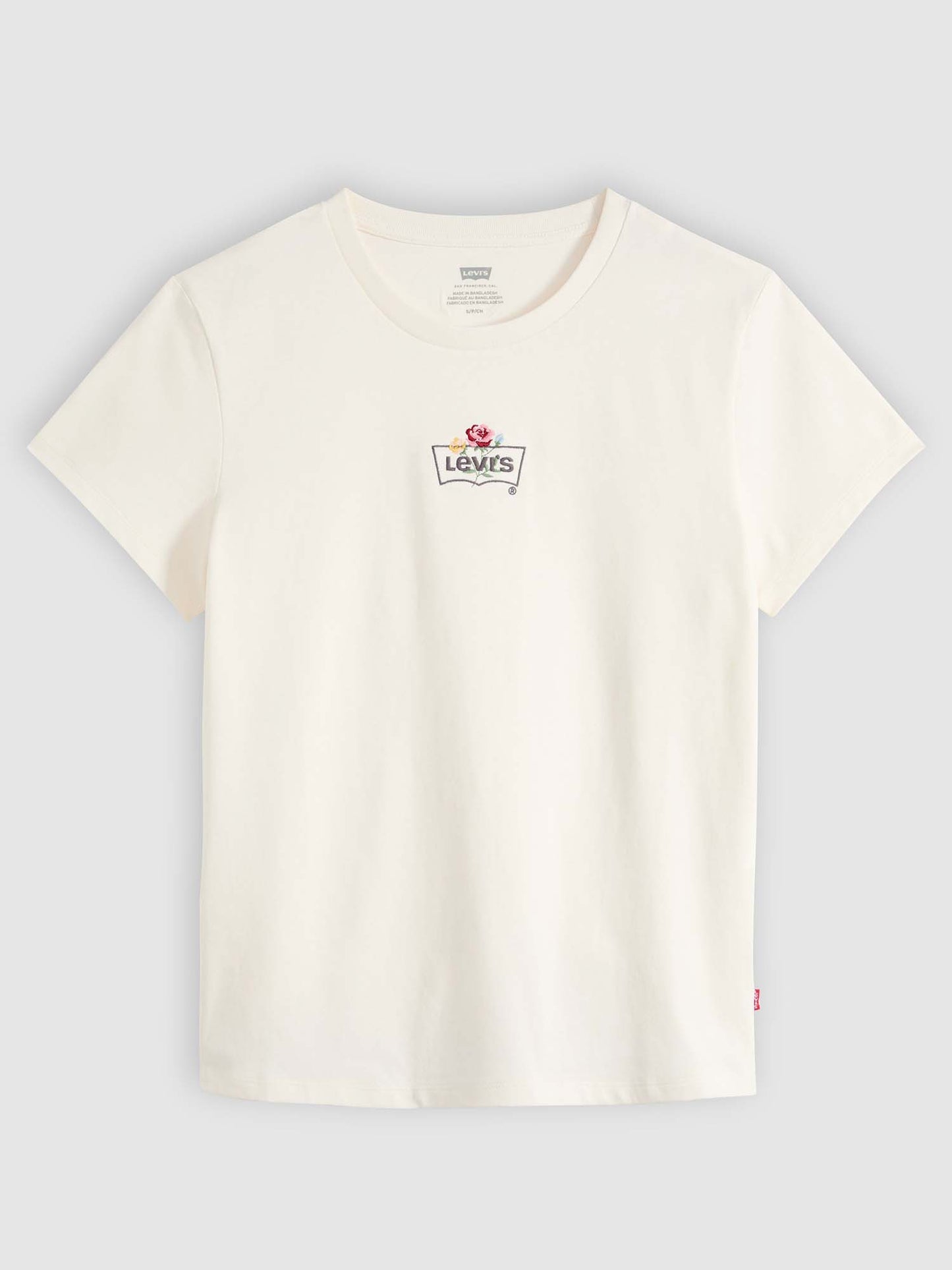 Levi's The Perfect, t-shirt maniche corte da donna panna