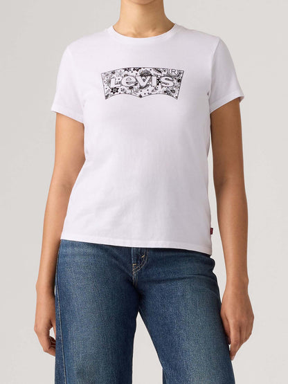 Levi's Perfect Tee, t-shirt maniche corte da donna bianca