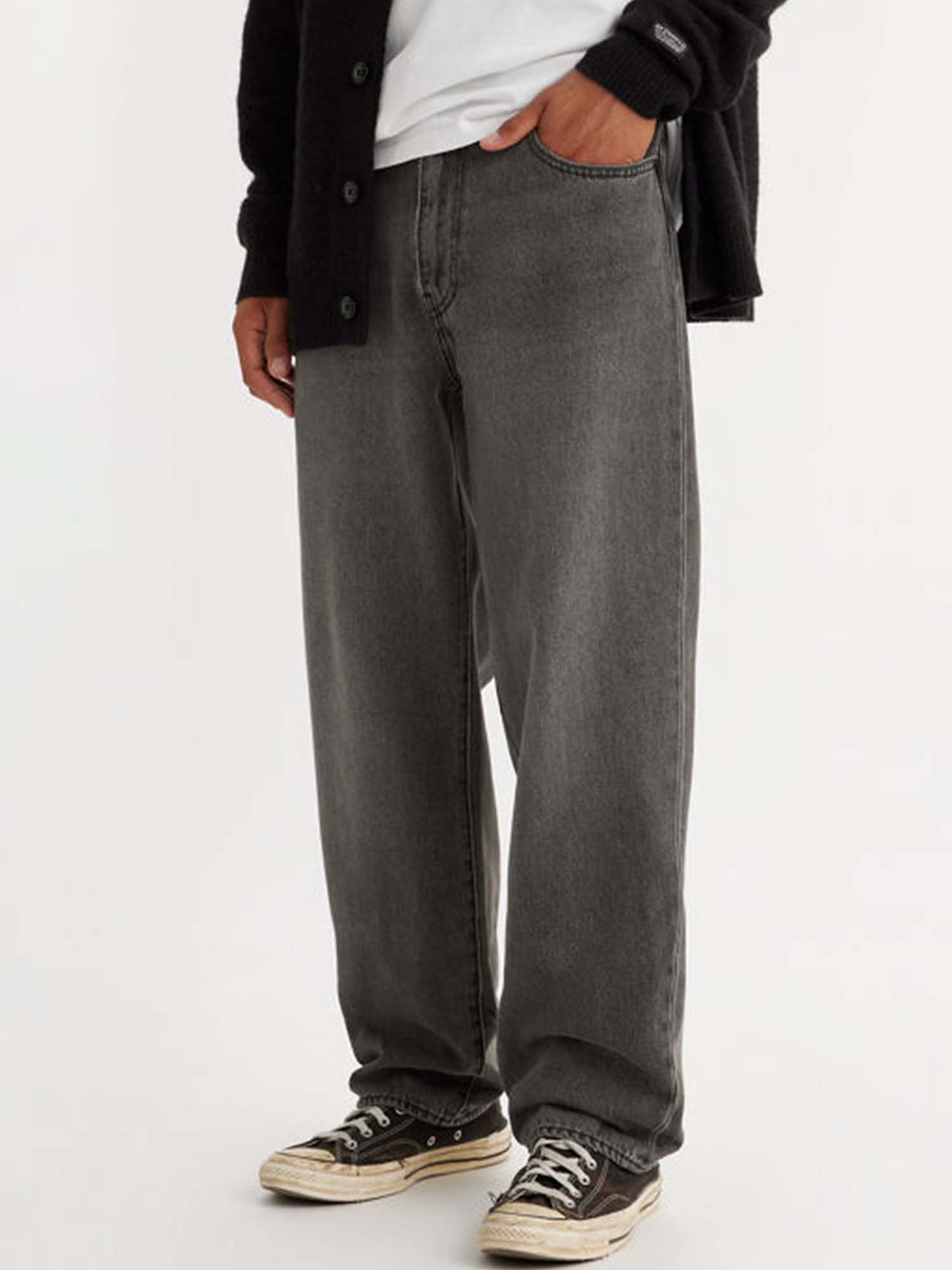 Levi's 568 Loose Straight, jeans da uomo neri