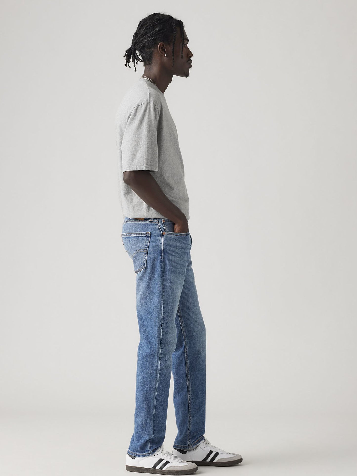 Levi's 502 Taper, jeans da uomo in denim a vita media