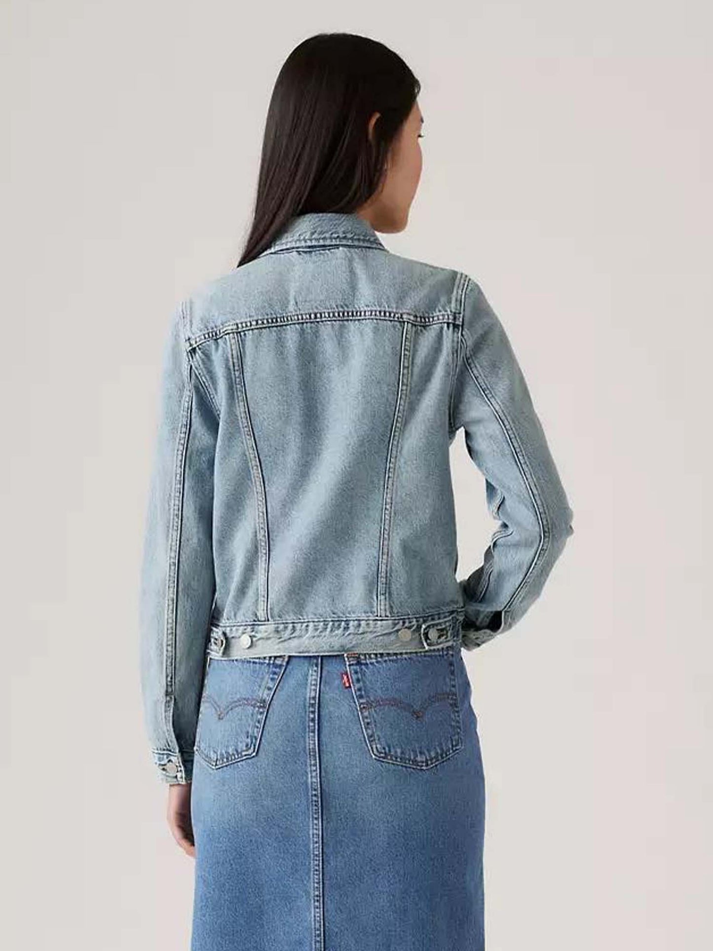 GIUBBINO CLASSICO LEVI'S DONNA JEANS CHIARO