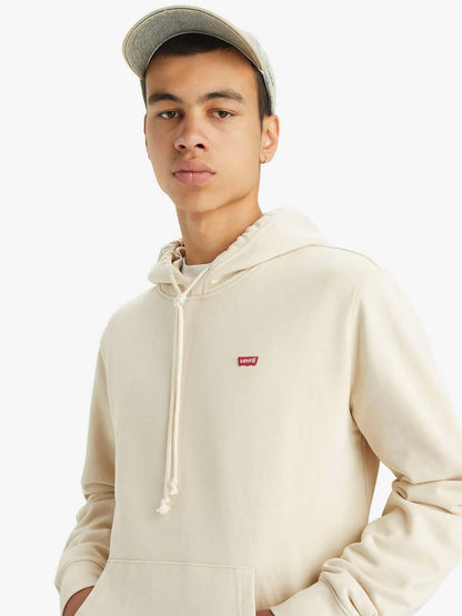 FELPA CON CAPPUCCIO LEVI'S DA UOMO PANNA