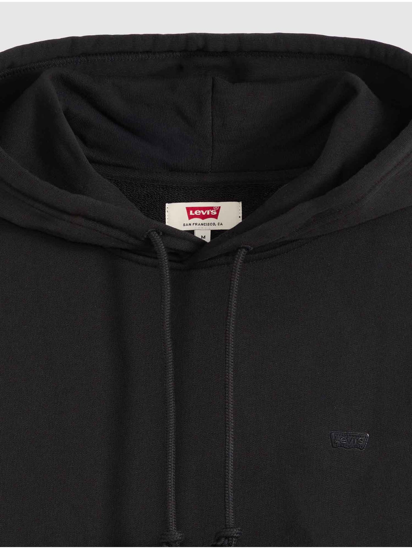 Levi's New Original Hoodie, felpa da uomo nera