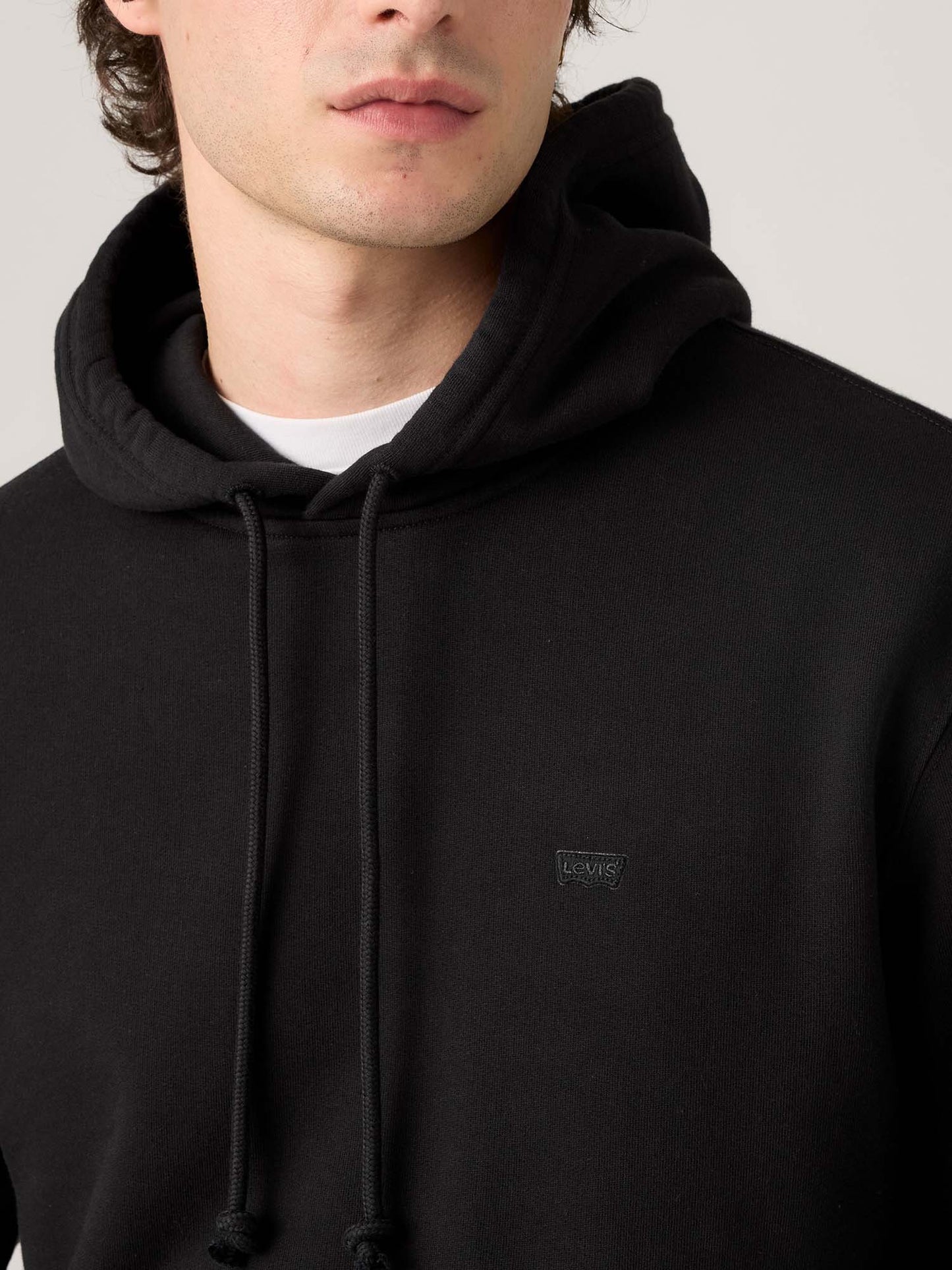 Levi's New Original Hoodie, felpa da uomo nera