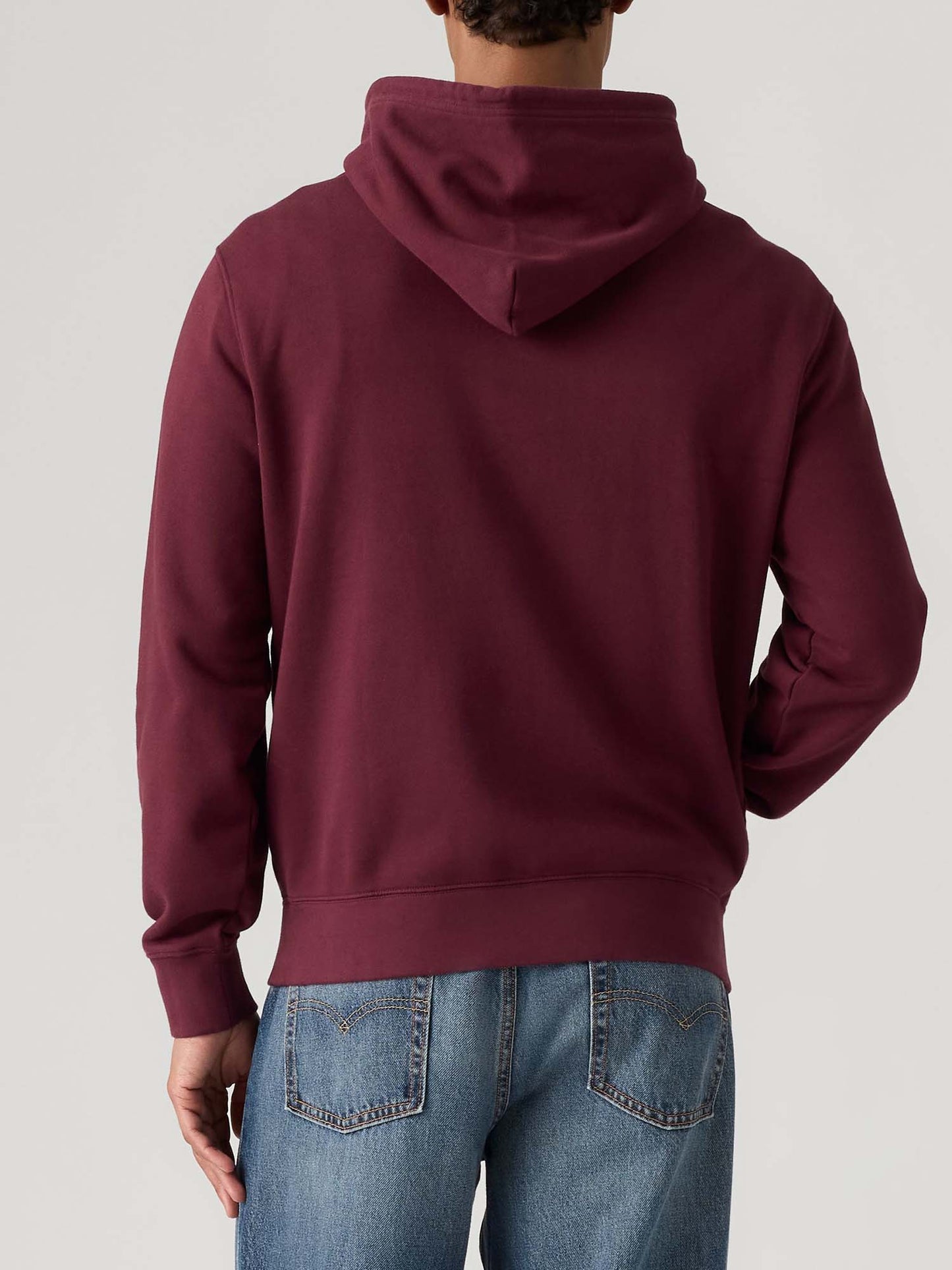 Levi's Original Hood, felpa da uomo Bordeaux