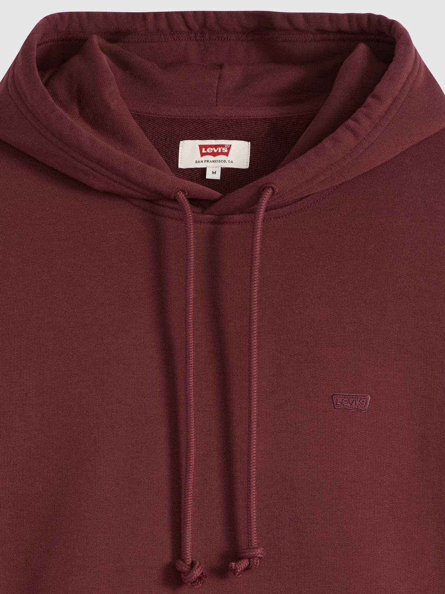 Levi's Original Hood, felpa da uomo Bordeaux