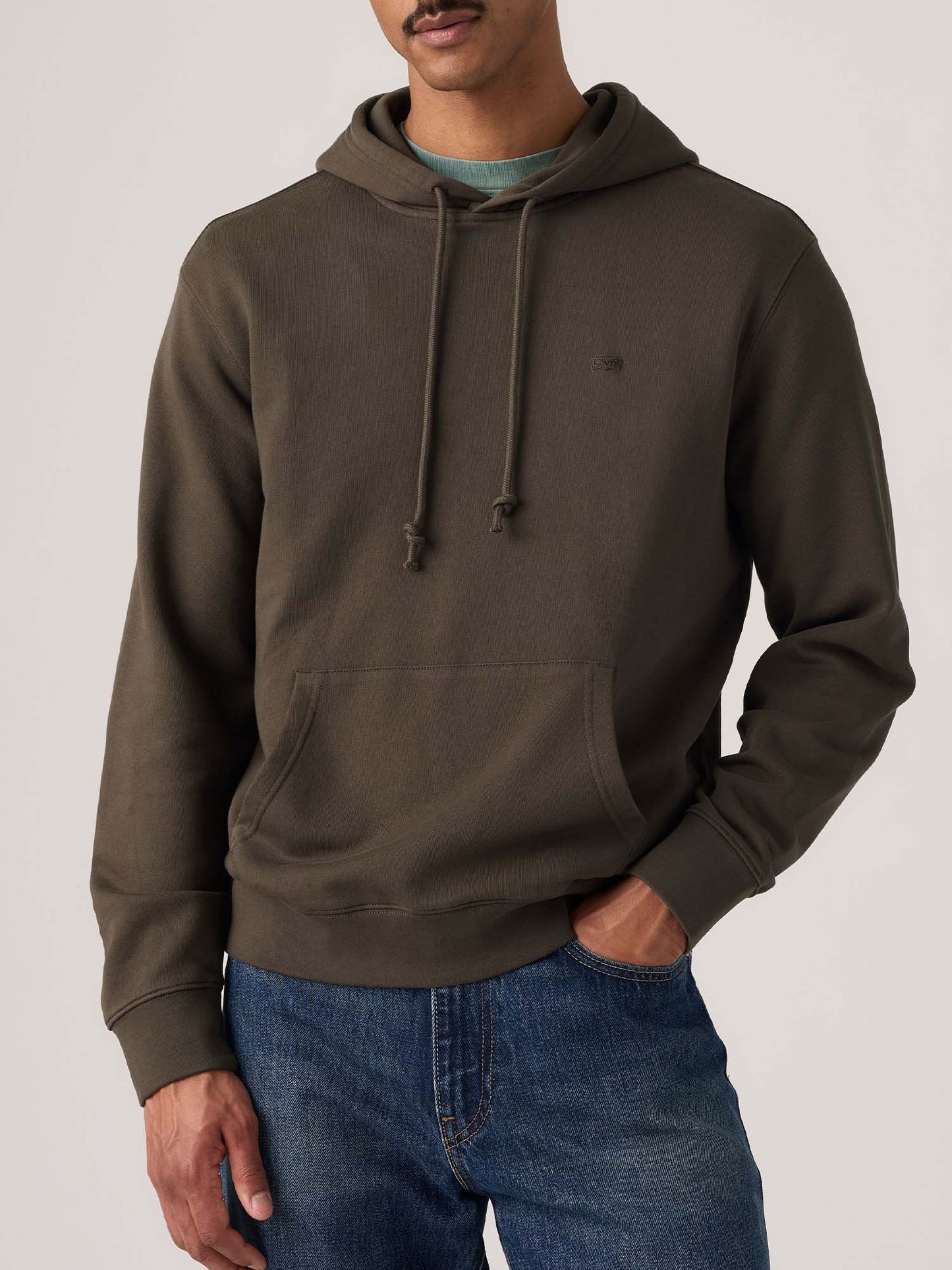 Levi's Original Hood, felpa da uomo marrone