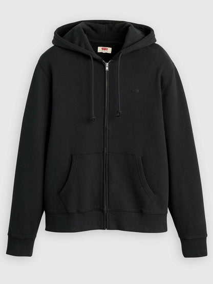 Levi's Original Zip, felpa da uomo nera