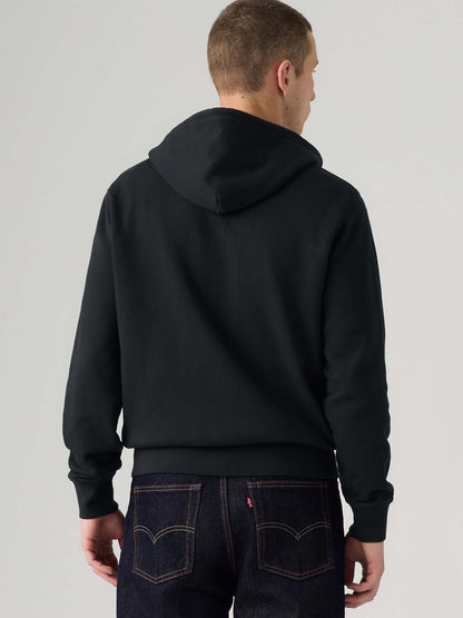Levi's Original Zip, felpa da uomo nera