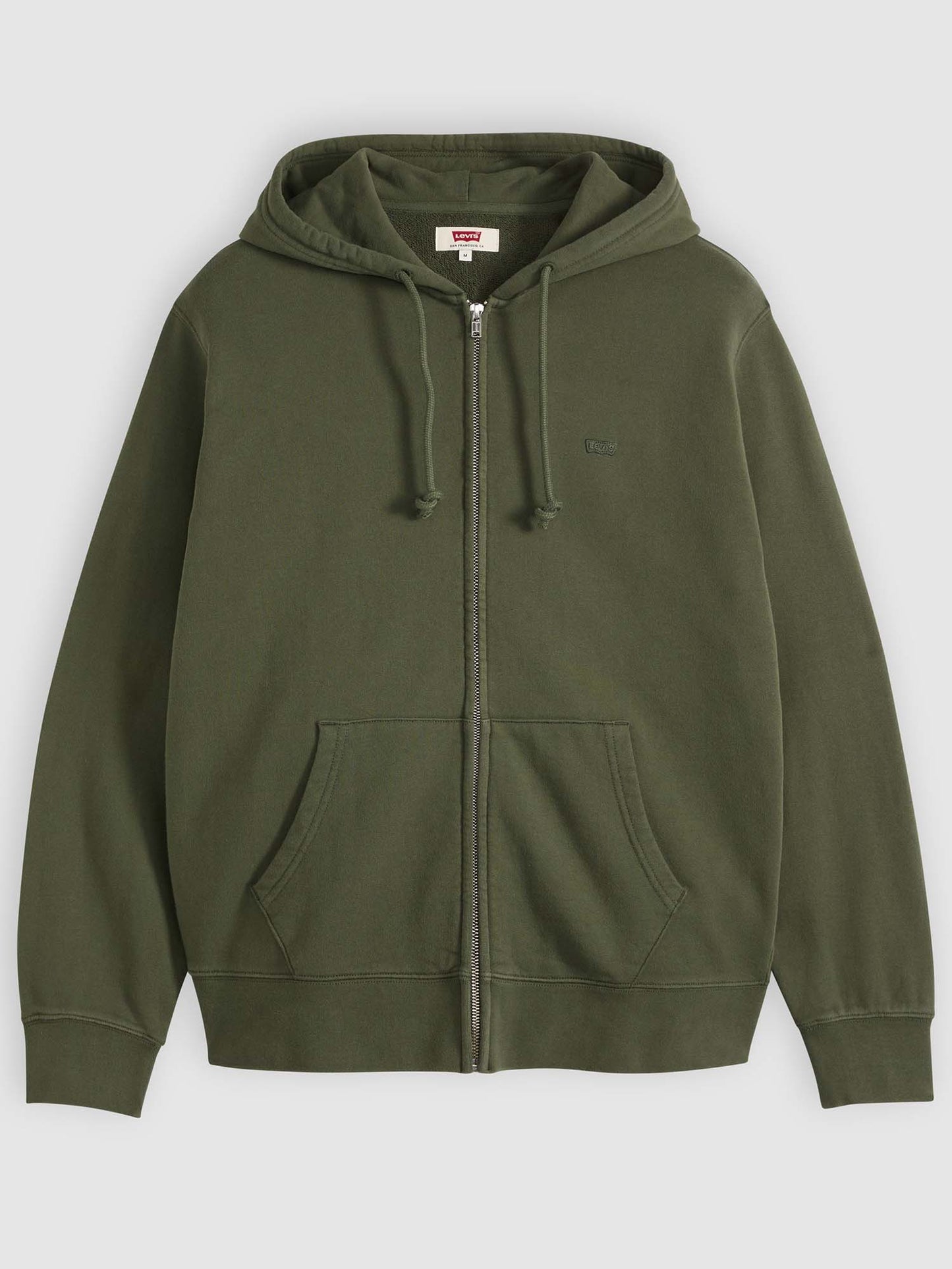Levi's Original Zip, felpa da uomo verde