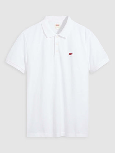 Levi's Housemark Polo, elegante polo bianca da uomo
