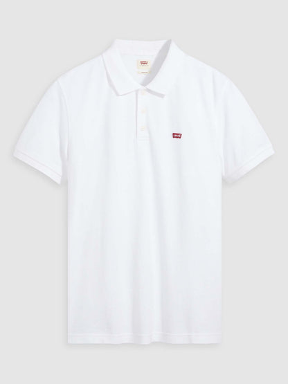 Levi's Housemark Polo, elegante polo bianca da uomo