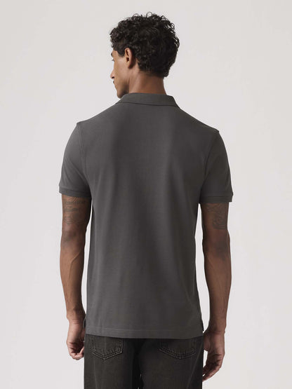 Levi's Housemark Polo, polo uomo grigia in cotone leggero