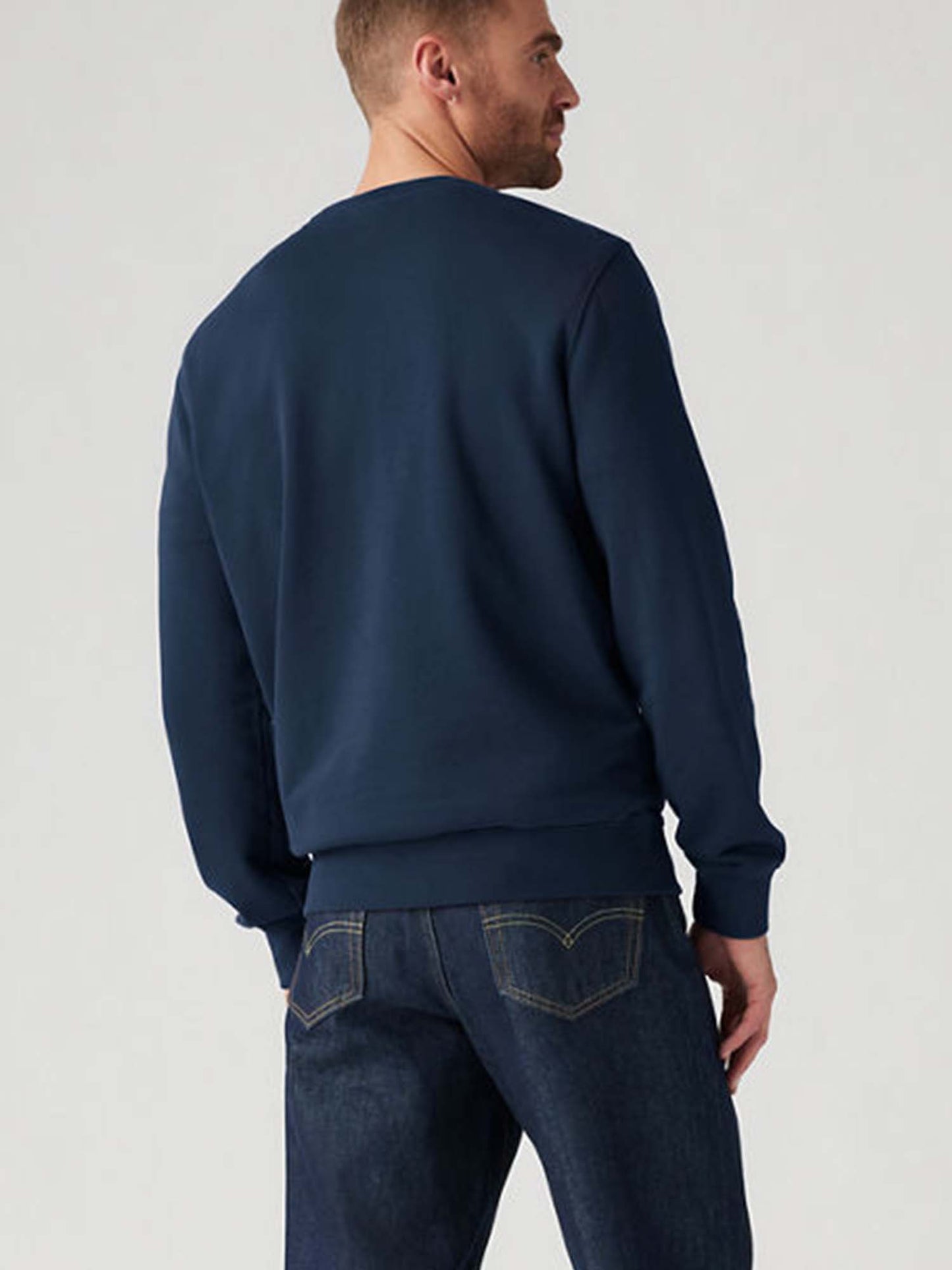 Levi's New Original, felpa girocollo da uomo blu