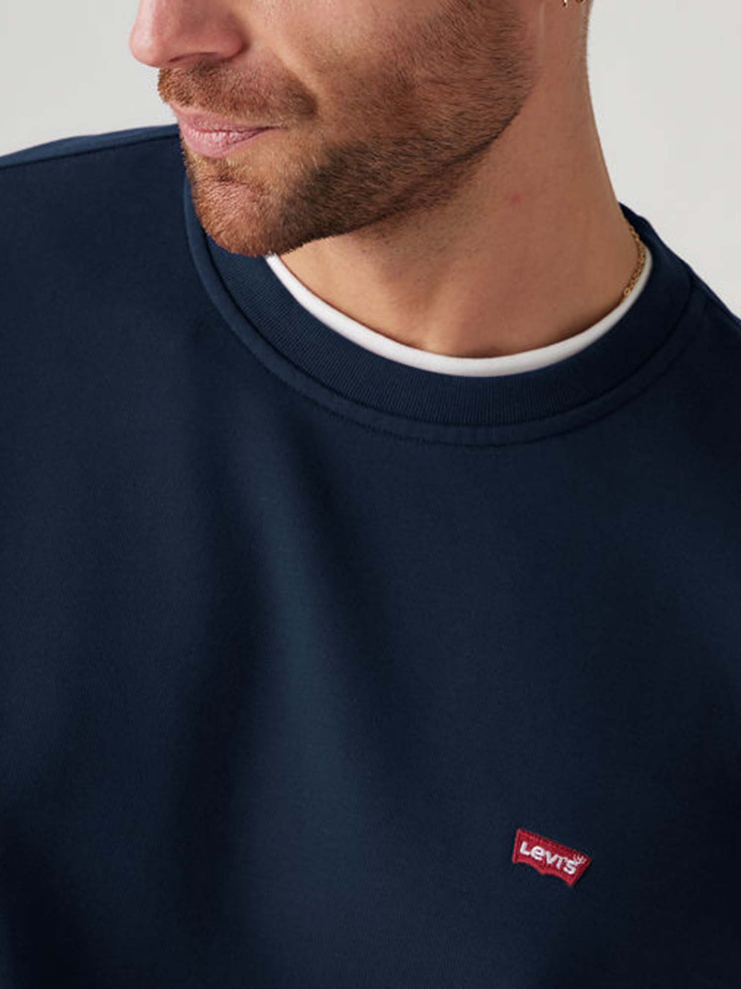 Levi's New Original, felpa girocollo da uomo blu