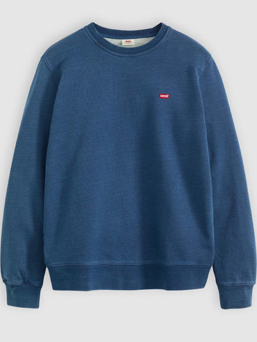Levi's New Original Crew, felpa girocollo da Uomo blu