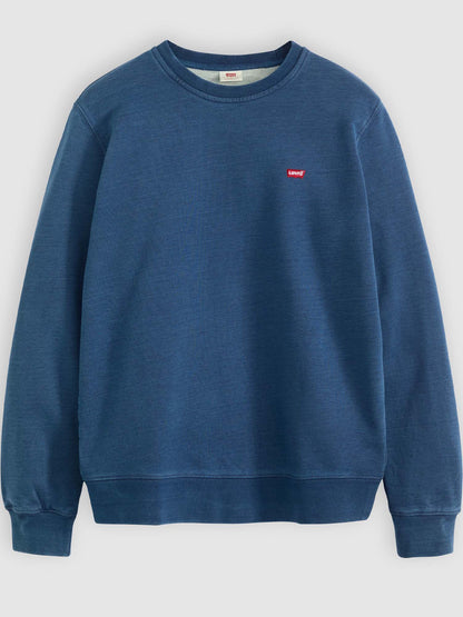 Levi's New Original Crew, felpa girocollo da Uomo blu