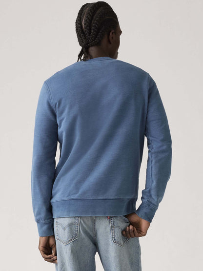 Levi's New Original Crew, felpa girocollo da Uomo blu