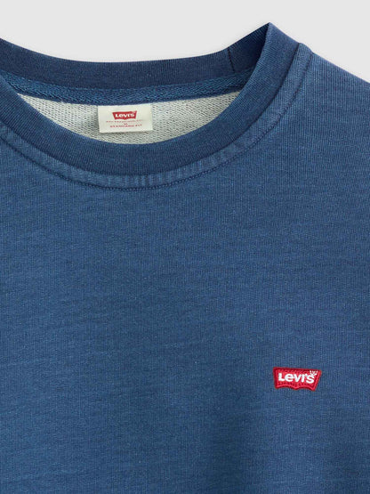 Levi's New Original Crew, felpa girocollo da Uomo blu