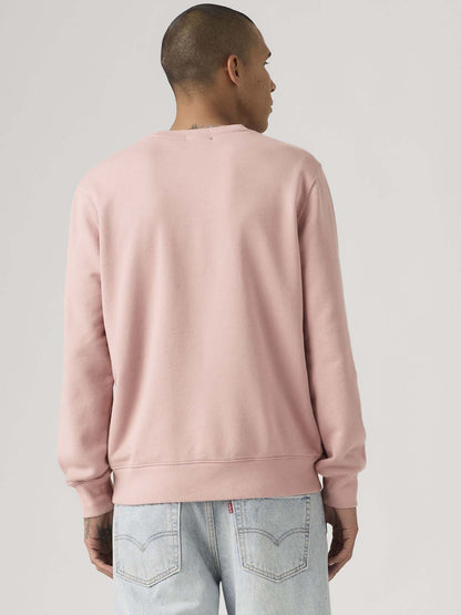 Felpa girocollo Levi's da uomo in rosa
