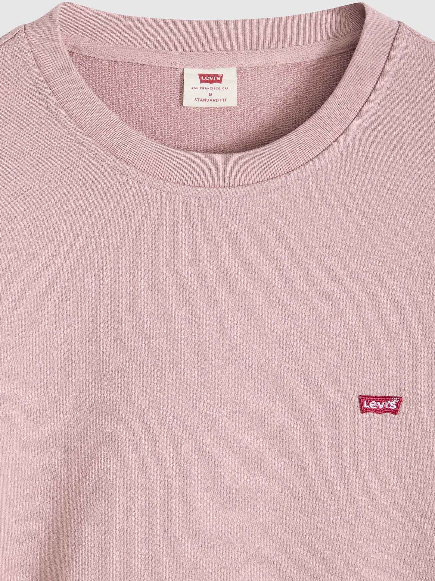 Felpa girocollo Levi's da uomo in rosa
