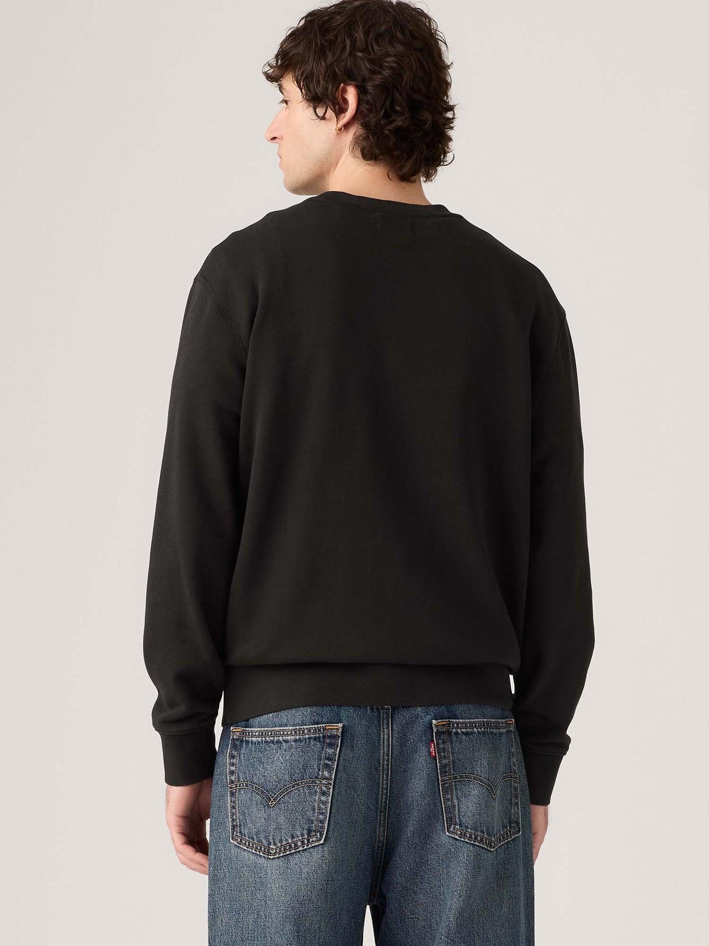 Levi's Original Crew, felpa da uomo nera