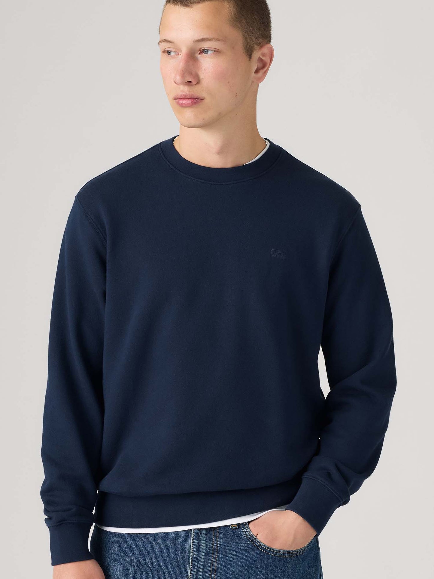 Levi's Original Crew, felpa da uomo blu