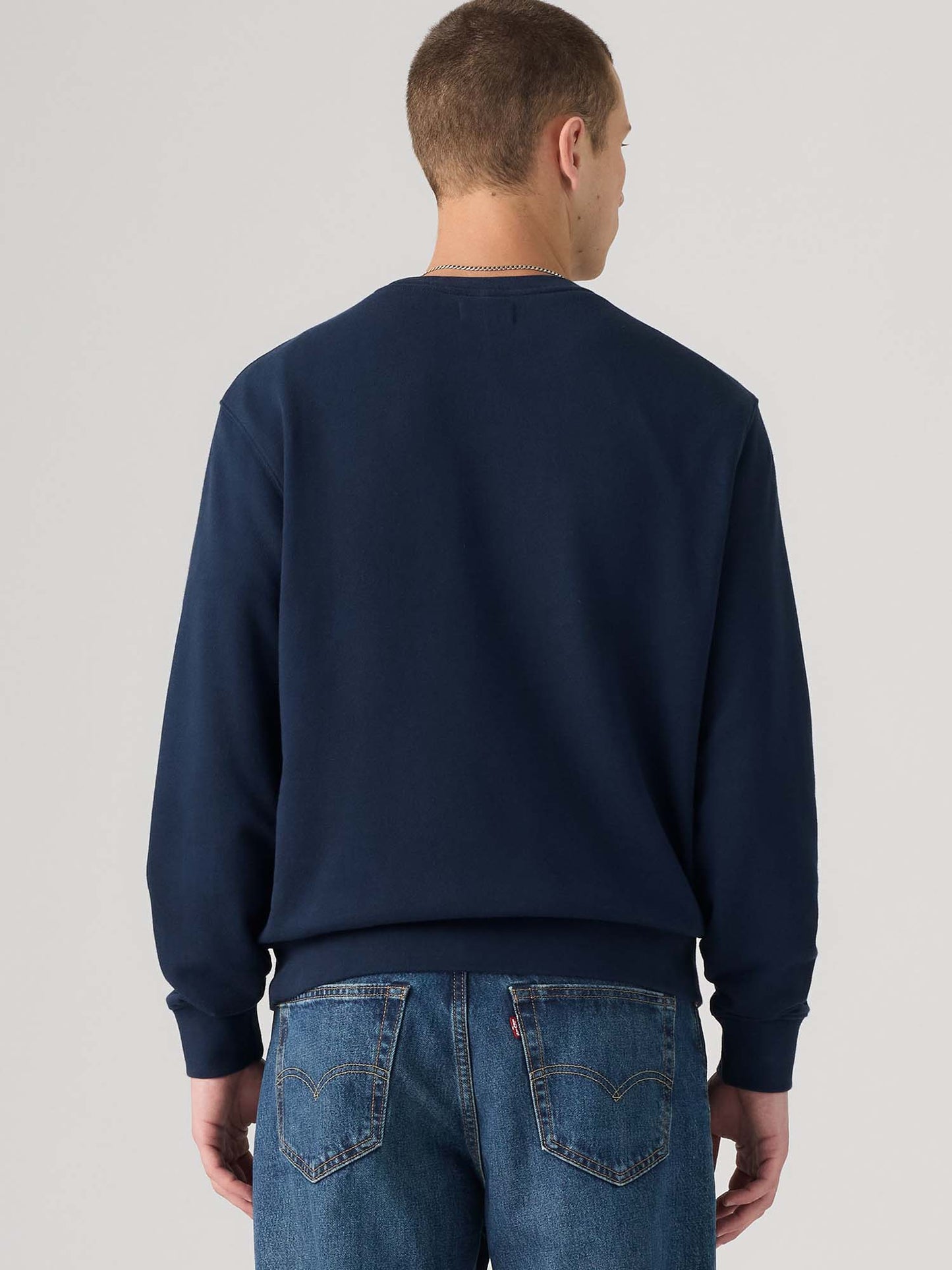 Levi's Original Crew, felpa da uomo blu